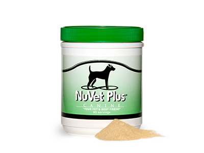 nuvet plus canine dog powder dog supplements