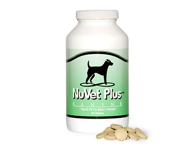 nuvet plus canine dog wafers