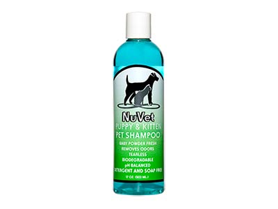 nuvet puppy and kitten pet shampoo cats and dogs
