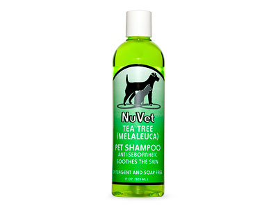 nuvet tea tree pet shampoo cats and dogs
